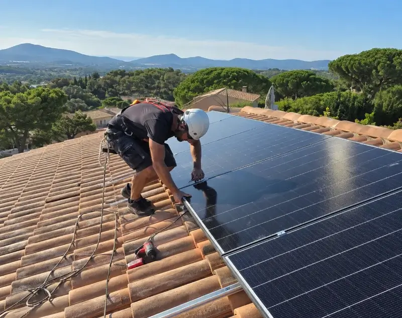 Installateur panneaux solaires Planèzes — pose photovoltaïque sur toiture
