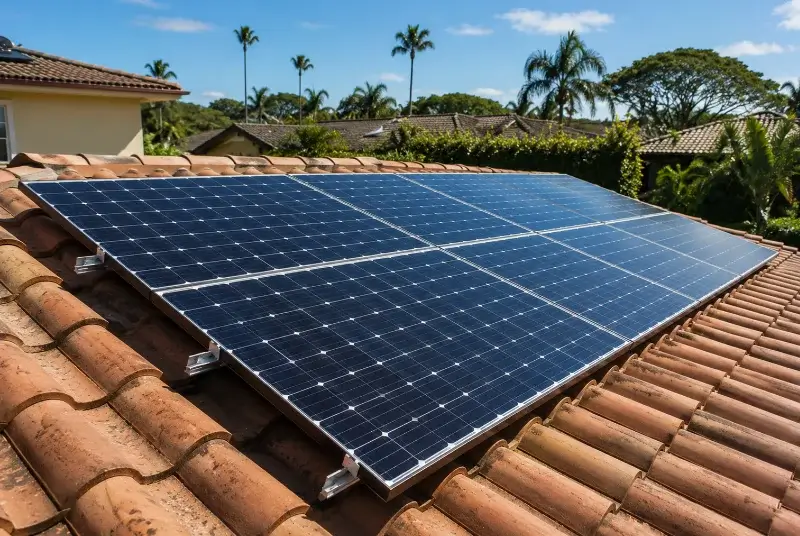 Installation de panneaux solaires à Planèzes